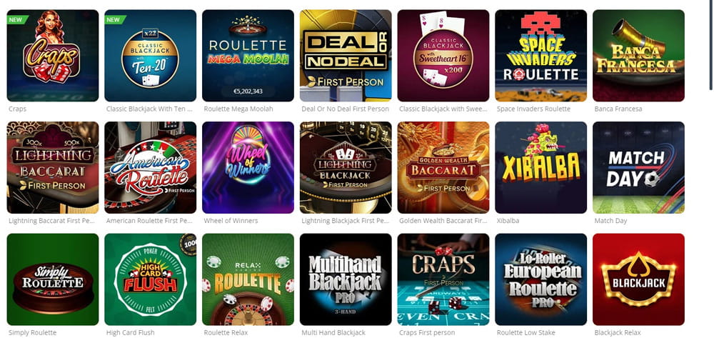 The
Betsson Roulette, Blackjack & Other Table Games