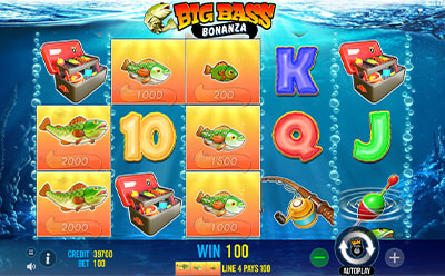 Big Bass Bonanza Slot Bonus game