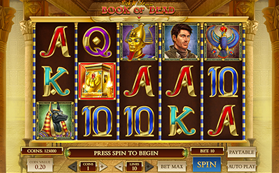 The Book of Dead Slot Game at the Energy Maltese Online Casino