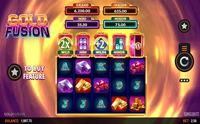 The Gold Fusion Slot Game at the Betway Maltese Online Casino