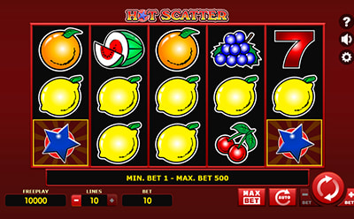 The Hot Scatter Slot Game at the Hyper Casino Maltese Online Casino