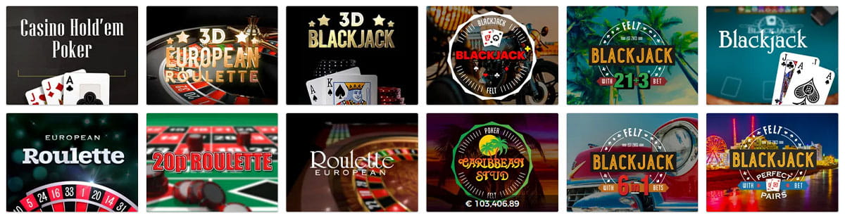 The
Mr Green Roulette, Blackjack & Other Table Games