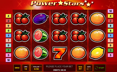 The Power Stars Slot Game at the Hyper Casino Maltese Online Casino