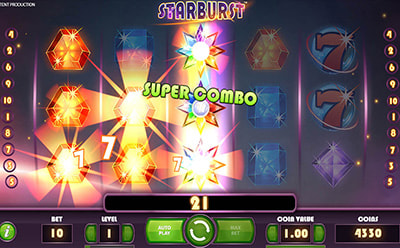 Starburst Slot Bonus game