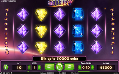 The Starburst Slot Game at the SpinYoo Maltese Online Casino