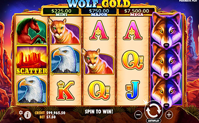 The Wolf Gold Slot Game at the BitStarz Maltese Online Casino